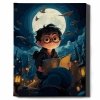 Malowanie Po Numerach Zestaw Harry Potter z Księgą Czarów 40x50